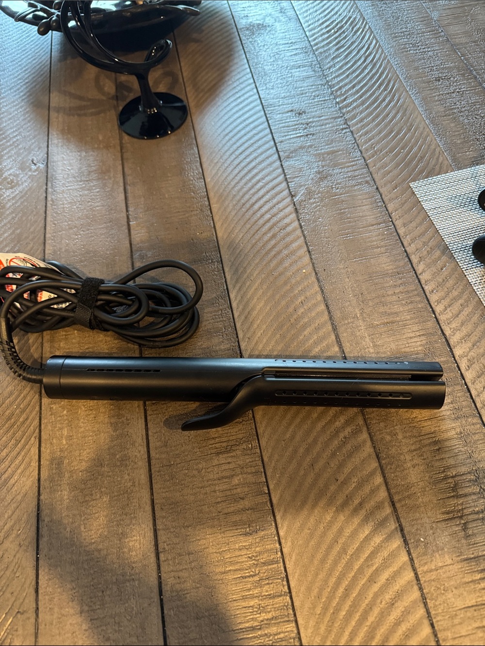 Black Corded Hair Straightener - Professional Flat Iron